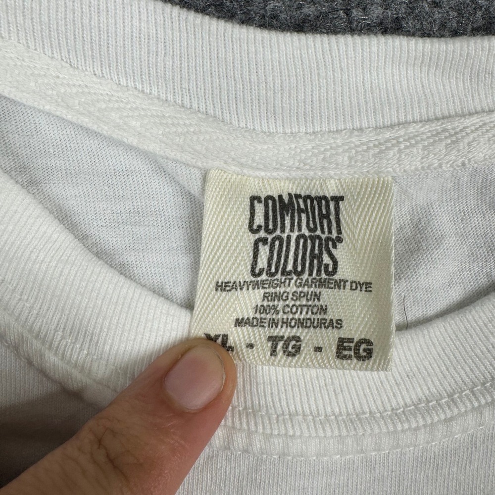 Comfort Colors T-Shirt Mens XL White Buttzilla Big Butt Skinner Simpsons Graphic - Picture 3 of 7